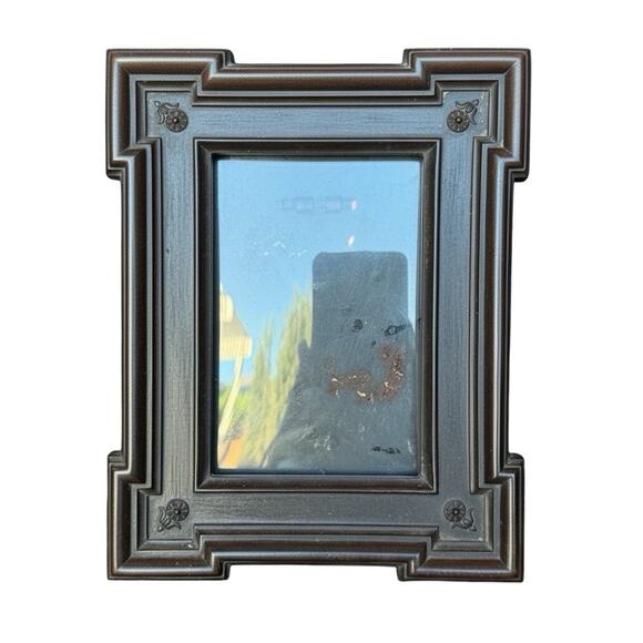 Antique Wooden Picture Frame READ